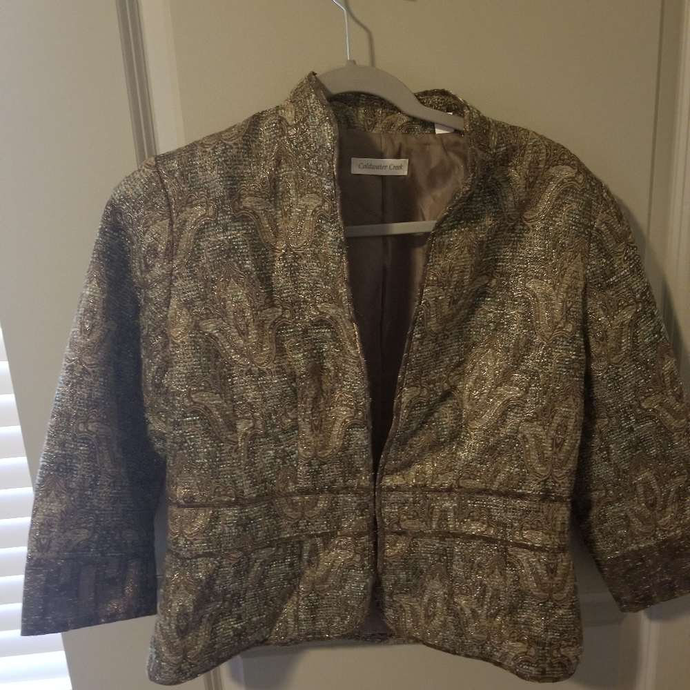 Coldwater Creek Jacket. GOLD
